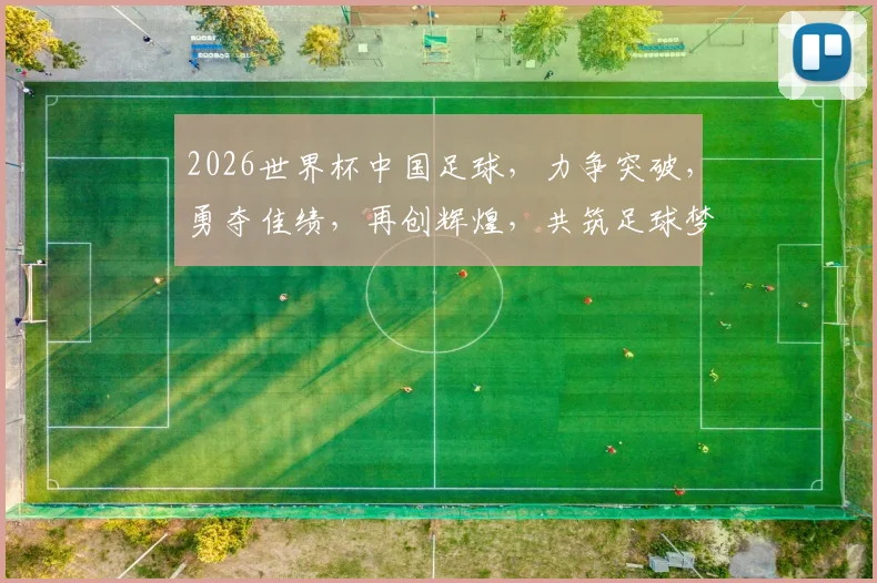 2026世界杯中国足球，力争突破，勇夺佳绩，再创辉煌，共筑足球梦，一展风采