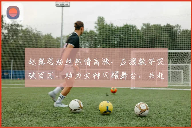 赵露思粉丝热情高涨，应援数字突破百万，助力女神闪耀舞台，共赴星途
